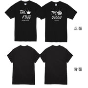 【可自由配色】情侶裝  T-Shirt  | THE KING & THE QUEEN