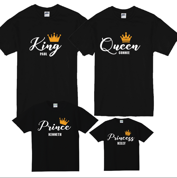 親子裝 T-shirt | 皇室貴族
