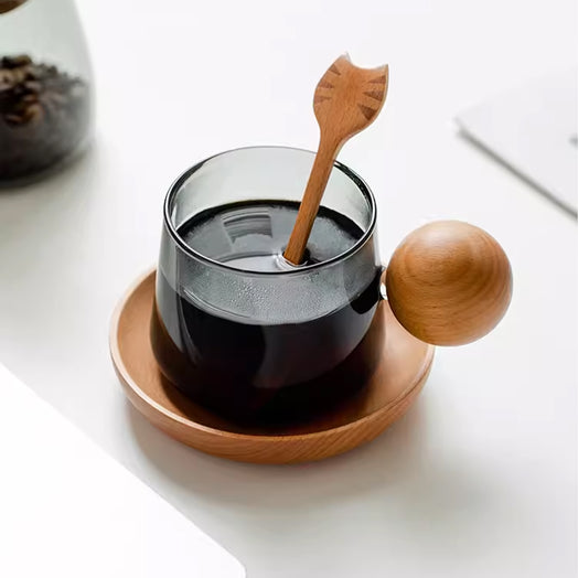 【客製化】高檔精緻玻璃對杯 生日禮物情侶禮物杯碟套裝