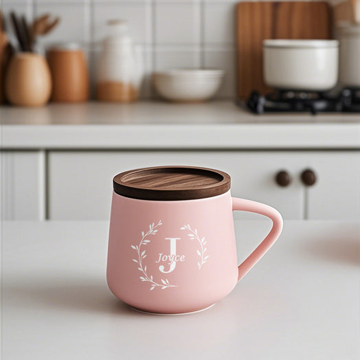 【客製化】陶瓷杯子帶蓋水杯創意馬克杯訂製logo文字