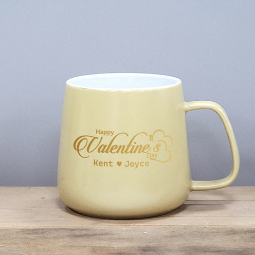 【客製化】簡約對杯馬克杯帶蓋結婚禮物情侶禮物