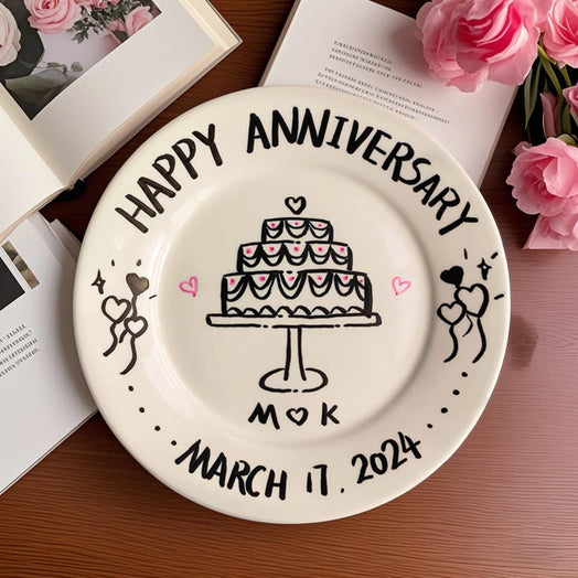 客製化禮物|陶瓷盤訂製生日禮物 日曆款 實用居家碟禮物 客製化男朋友送女友創意禮物 BG29-231