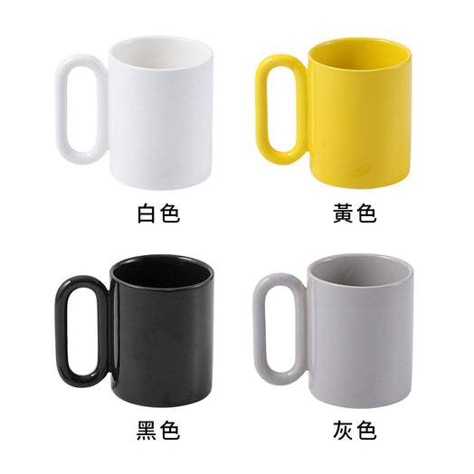 【客製化】結婚新人禮物馬克杯對杯小眾設計馬克杯圓環陶瓷杯