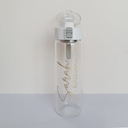 玻璃杯水樽客製化玻璃樽雕刻 結婚禮物紀念禮物 送伴娘送友人