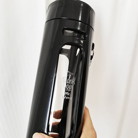 雙層隔熱玻璃杯水樽泡茶杯客製化玻璃樽 結婚禮物感謝禮物