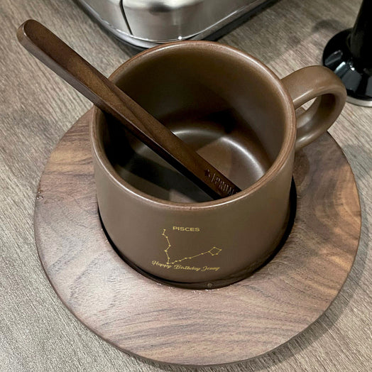 客製化禮物|雕刻星座咖啡杯禮物（生日禮物）雕刻禮物 交換禮物 送好友