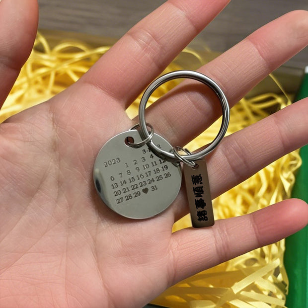 客製化照片鑰匙扣情侶掛件情侶禮物