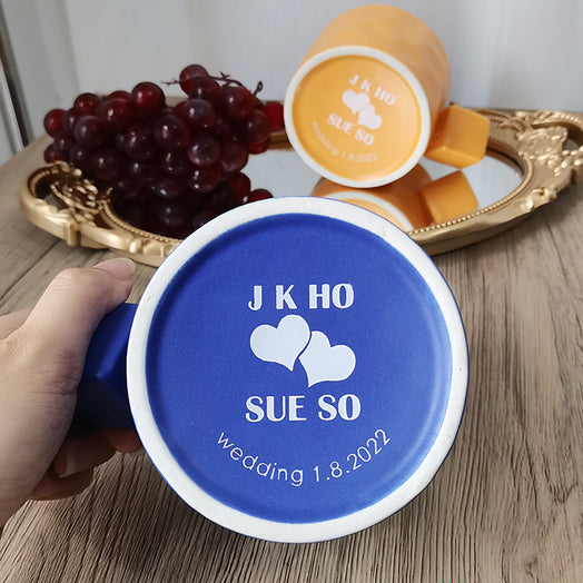 【客製化】客製結婚禮物北歐風咖啡杯馬克杯 生日禮物