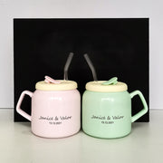 【客製化】陶瓷情侶馬克杯套裝 生日禮物客製情侶對杯 杯子
