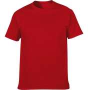 【限時半價】圓領短袖T恤（紅色）