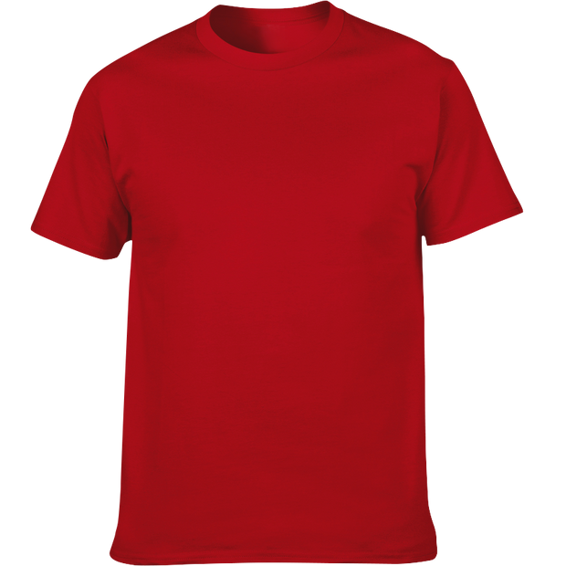 【限時半價】圓領短袖T恤（紅色）