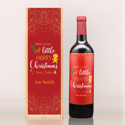 【5款設計 - 自訂文字】聖誕紅酒連禮盒(2)
