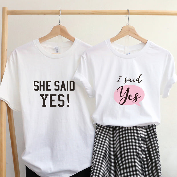 【可自由配色】情侶裝  T-Shirt  | Yes I DO!