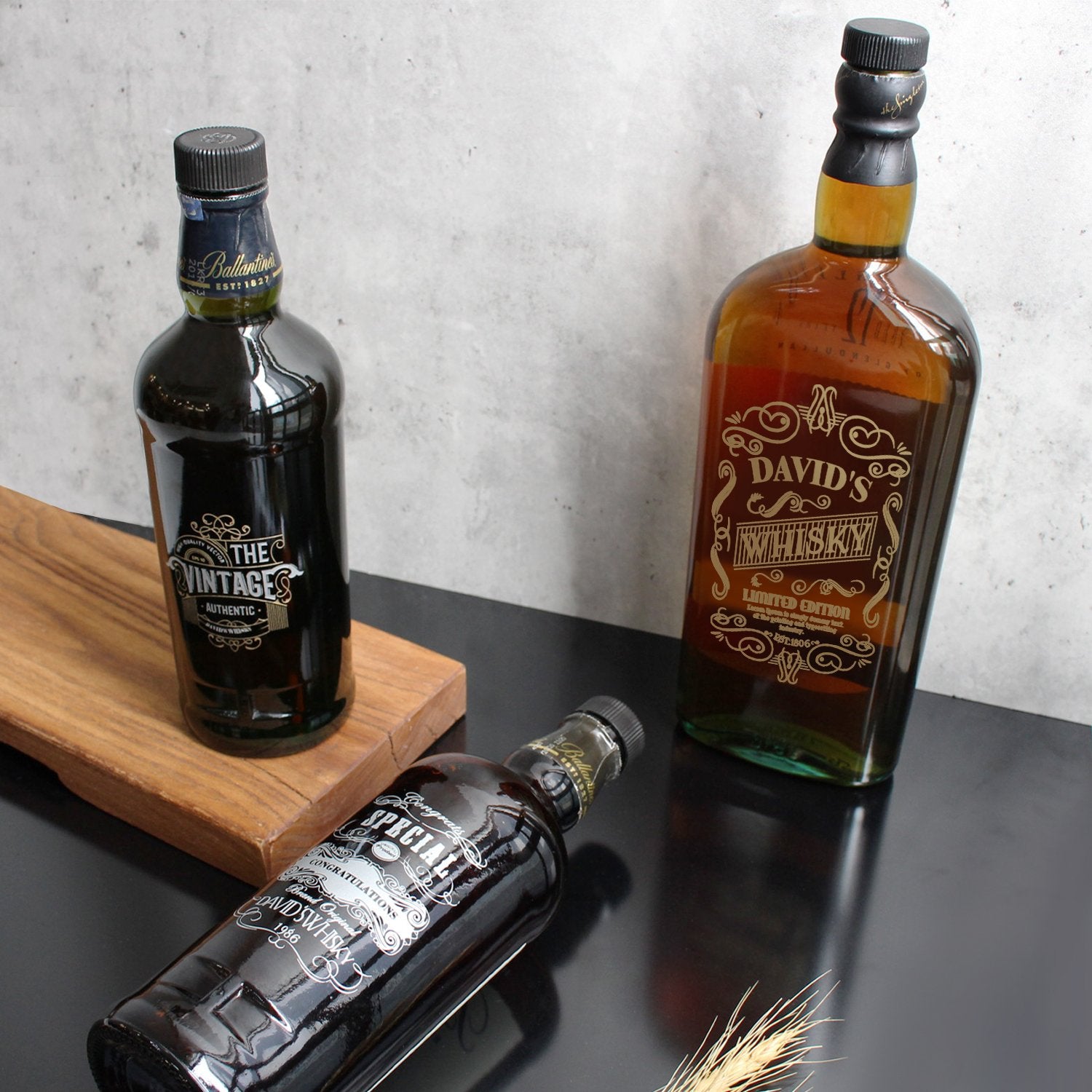 雕刻 定制label Whisky 套裝 | Personalize Label Engraving Whisky Gift Set - Design Your Own Wine