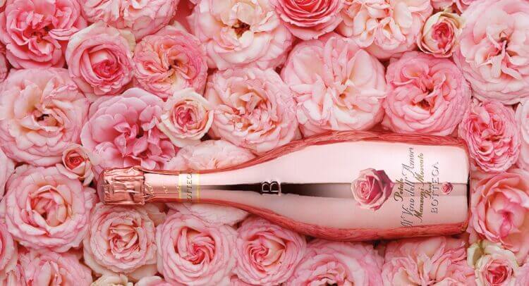 Bottega Manzoni Moscato Rose & Rose Champagne Glasses Gift Set with Name Engraving |波特嘉莫斯卡托玫瑰氣泡酒&玫瑰香檳杯套裝(含名字雕刻）