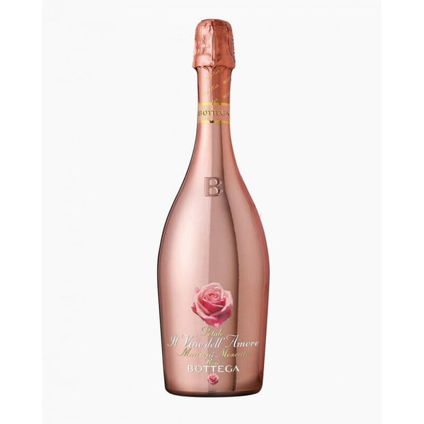 Bottega Manzoni Moscato Rose & Rose Champagne Glasses Gift Set with Name Engraving |波特嘉莫斯卡托玫瑰氣泡酒&玫瑰香檳杯套裝(含名字雕刻）