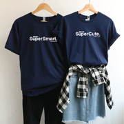 【可自由配色】情侶裝  T-Shirt  | Supersmart & Cute