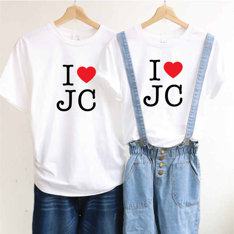 【可自由配色】情侶裝  T-Shirt  | I LOVE