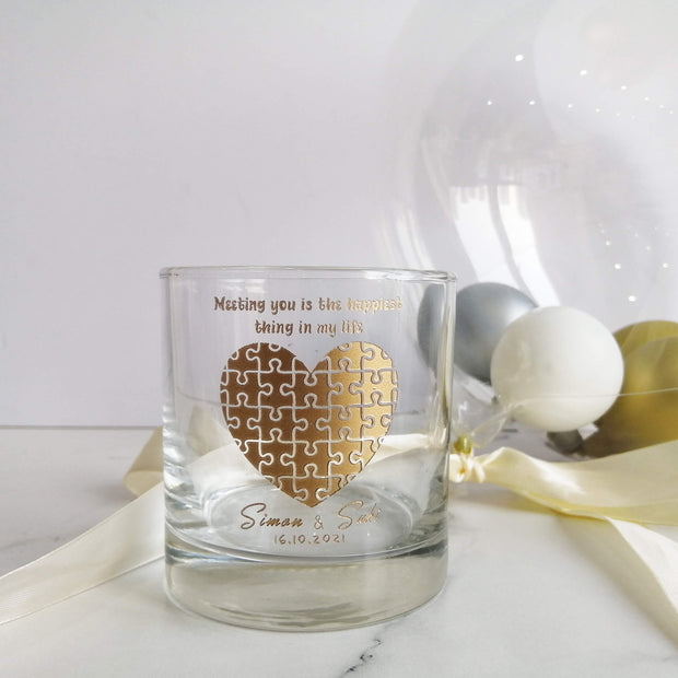 text art| 客製化生日禮物威士忌對杯 情侶禮物紀念雕刻名字