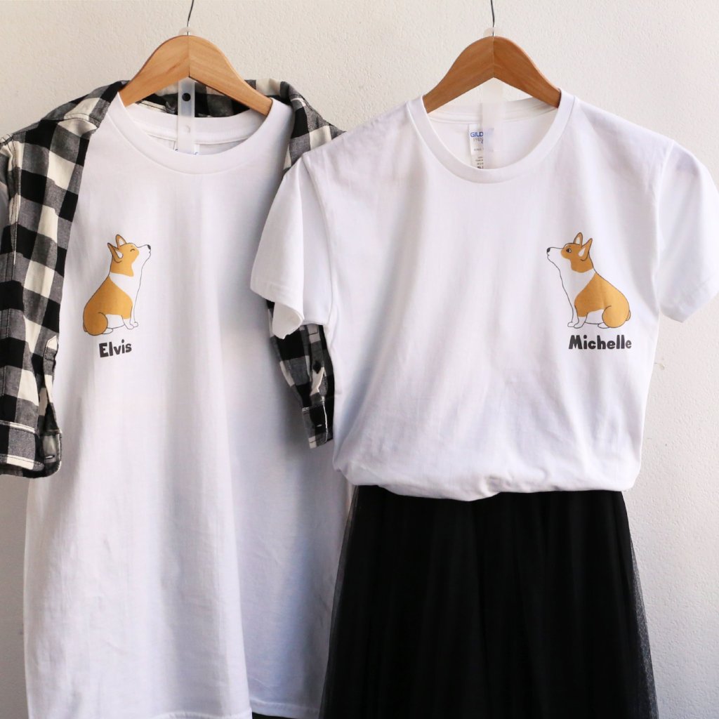 【可自由配色】情侶裝  T-Shirt  | 哥基錫錫