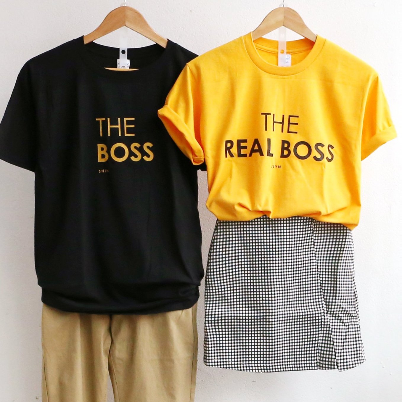 【黃黑限定版】情侶裝  T-Shirt  | The Real Boss