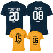 親子裝 T-shirt | Together Since紀念日