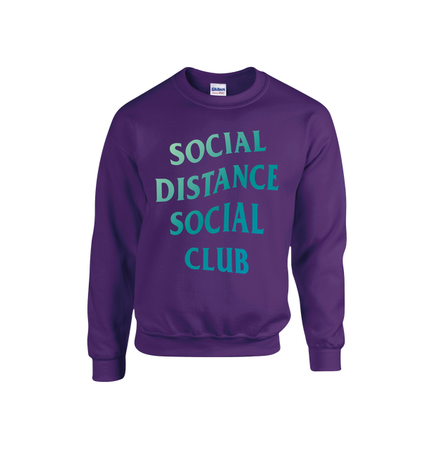 【COVID 限量版】情侶裝衛衣  |  Social Distance 紫+海軍藍