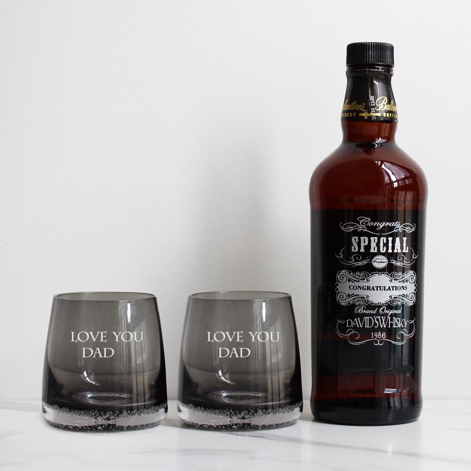 雕刻 定制label Whisky 套裝 | Personalize Label Engraving Whisky Gift Set - Design Your Own Wine