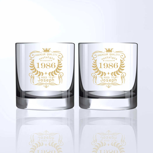 text art| 客製化生日禮物威士忌對杯 訂製禮物創意禮物個性化禮物