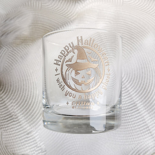 萬聖節禮物|趣味定制威士忌對杯 萬聖節交換禮物（文字雕刻）